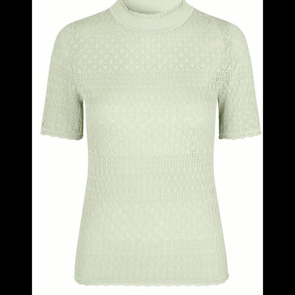 Samsoe Rhoe organic cotton blend t-shirt in green - Picture 13 of 13